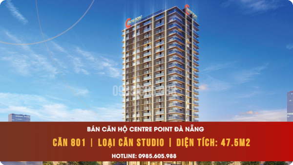 Thông tin căn hộ số 801 dự án Centre Point Đà Nẵng 2025