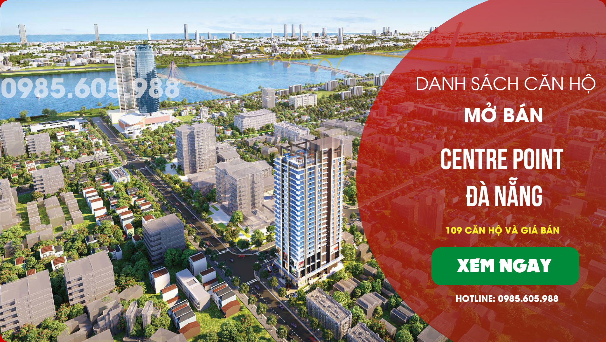 Danh sách căn hộ & giá bán chi tiết dự án Centre Point Đà Nẵng