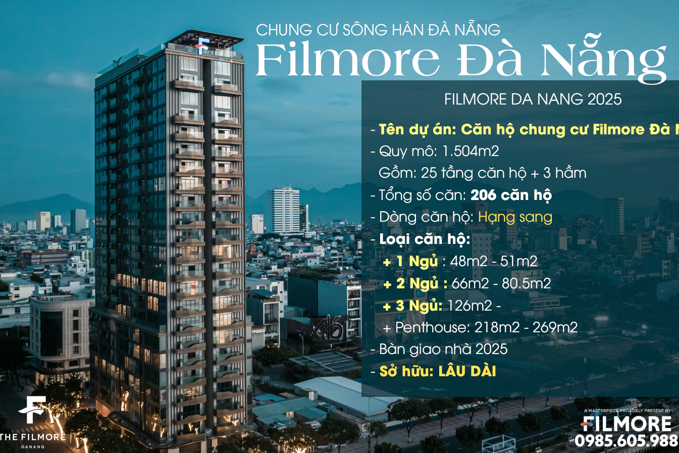 Thông tin chi tiết dự án căn hộ chung cư Filmore Đà nẵng 2025 Thông tin chi tiết dự án căn hộ chung cư Filmore Đà nẵng 2025
