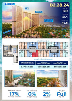 Bán căn Studio Sun Blanca Vũng Tàu Toà B2 căn B2.28.24. LH: 0985.605.988