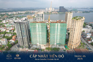 Tiến độ dự án chung cư Celestine Tây Hồ 5/2026