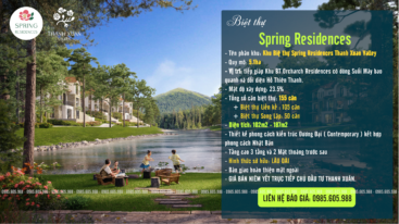 Khu Biệt thự Spring Residences Thanh Xuân Valley Bim Group Khu Biệt thự Spring Residences Thanh Xuân Valley Bim Group