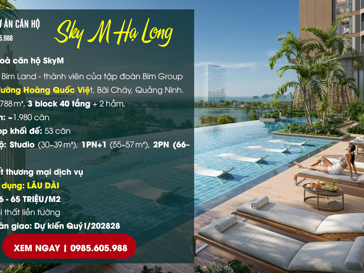 Giới thiệu dự án căn hộ SkyM Hạ Long ( Sky Marina Hạ Long ) 2025