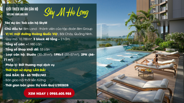 Giới thiệu dự án căn hộ SkyM Hạ Long ( Sky Marina Hạ Long ) 2025