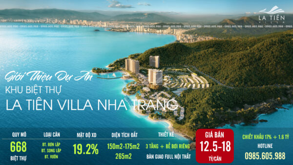Giới thiệu dự án Biệt thự La Tiên Villa tại Libera Nha Trang 2025