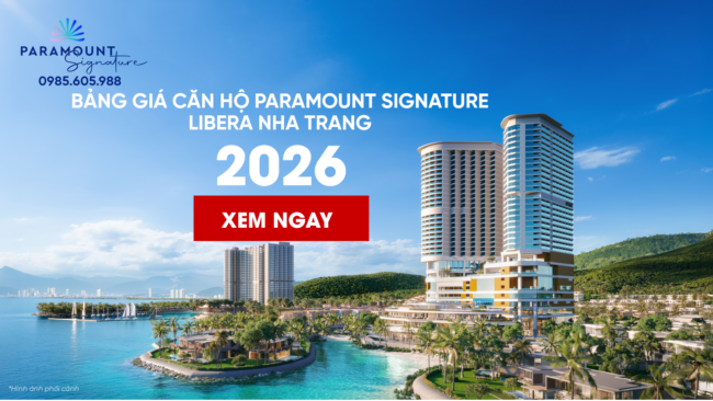 Bảng giá căn hộ Paramount Signature mới nhất 2026
