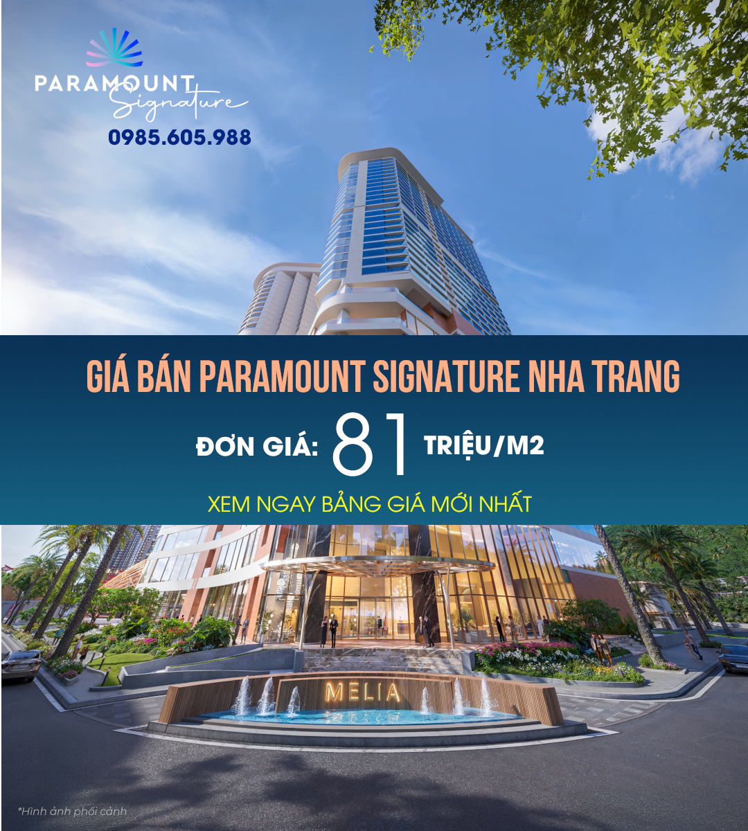 Giá bán căn hộ Parmount Signature Nha Trang 2026