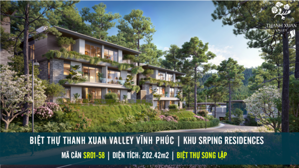 Bán Biệt thự Thanh Xuân Valley căn SR01-58 khu Spring Residences