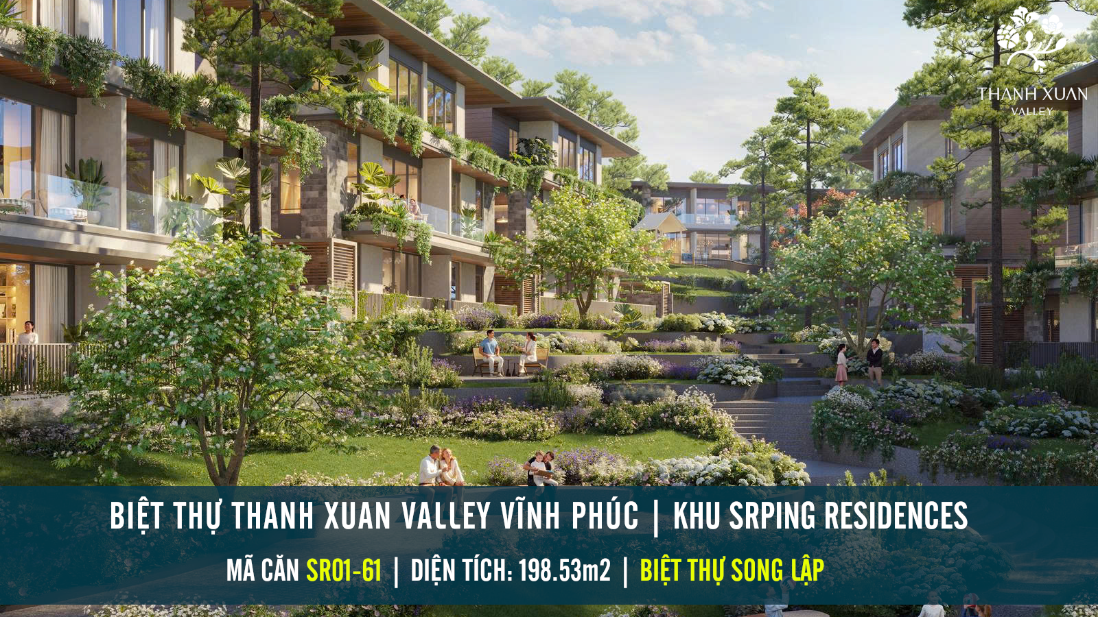 Bán Biệt thự Thanh Xuân Valley căn SR01-61 khu Spring Residences
