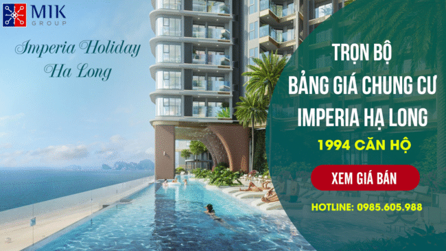 Bảng giá chung cư Imperia Holiday Hạ Long bãi Cháy 2025 Bảng giá chung cư Imperia Holiday Hạ Long bãi Cháy 2025