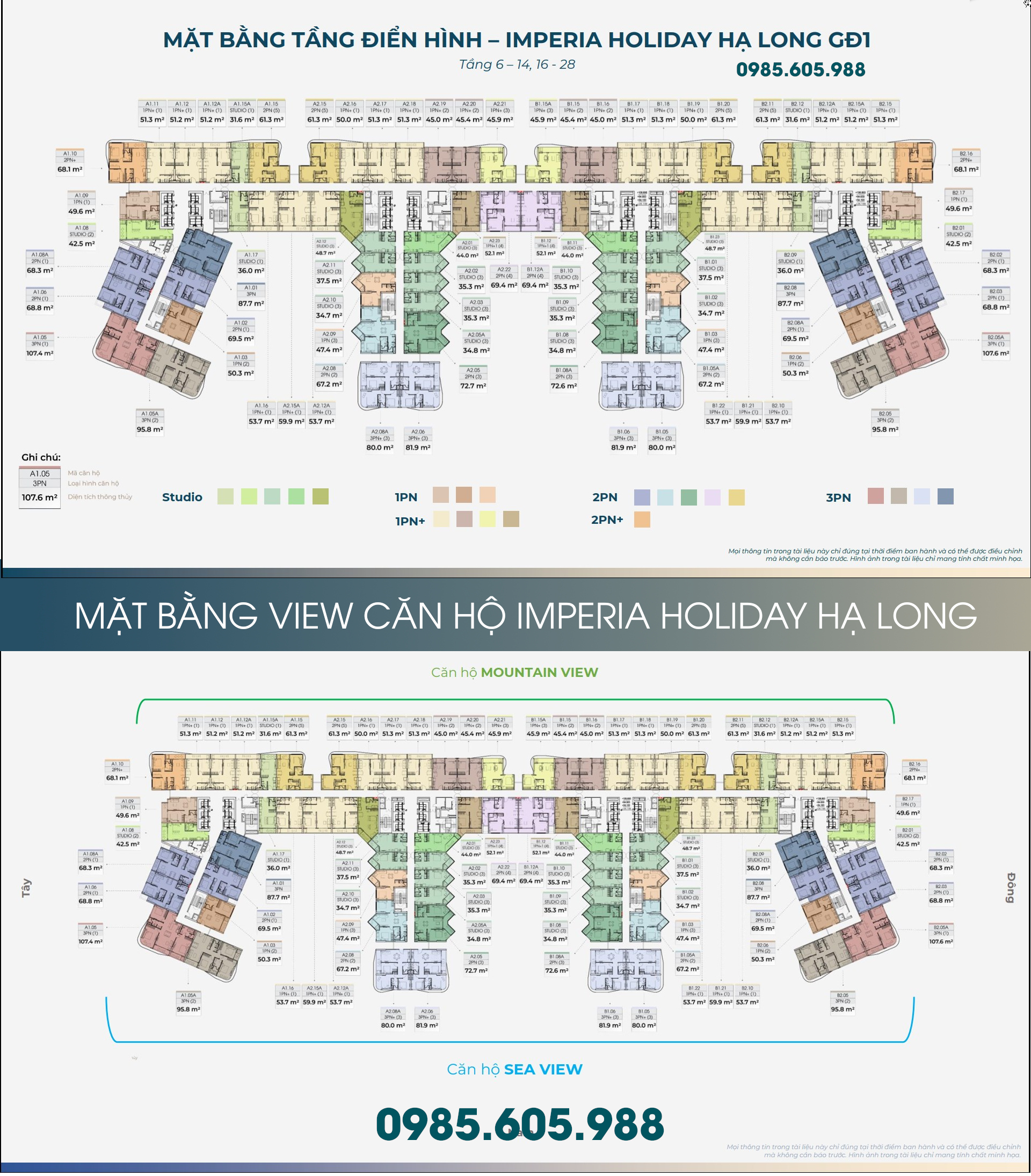 Mặt bằng căn hộ Imperia Holiday Hạ Long 2025 Mặt bằng căn hộ Imperia Holiday Hạ Long 2025