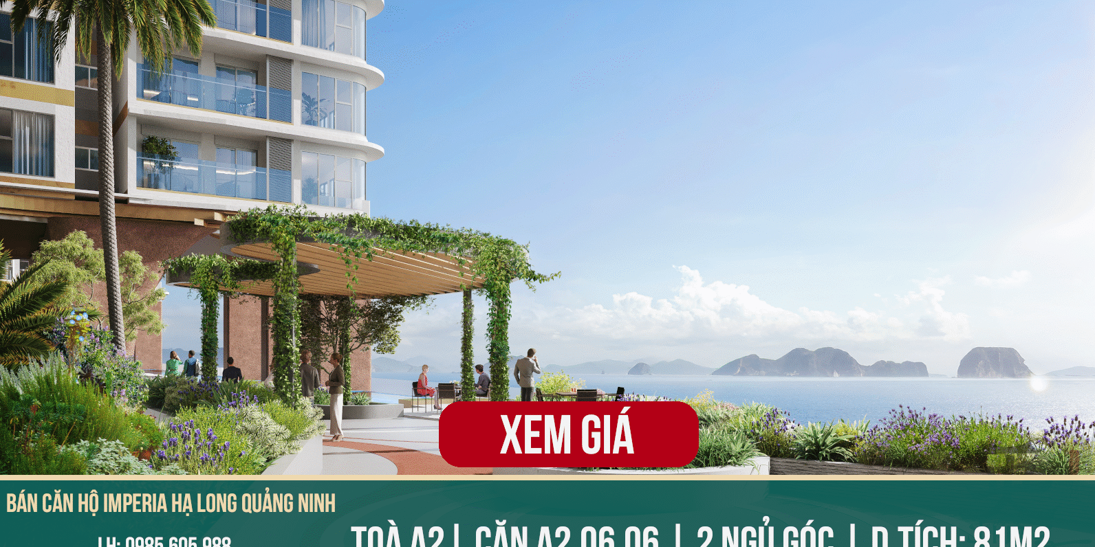 Bán căn 2 Ngủ A2.06.06 Imperia Hạ Long Bãi Cháy Quảng Ninh