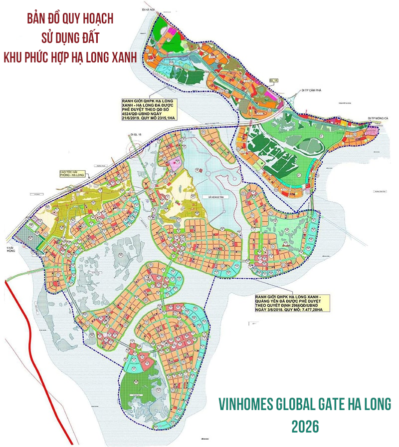 Bản đồ quy hoạch dự án Vinhomes Global Gate Hạ Long 2026 ( Hạ Long Xanh) Bản đồ quy hoạch dự án Vinhomes Global Gate Hạ Long 2026 ( Hạ Long Xanh)