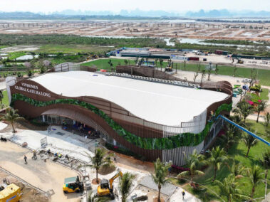 Hình ảnh tiến độ thi công công trình Văn phòng bán hàng dự án Vinhomes Hạ Long Xanh ngày 19/03/2026