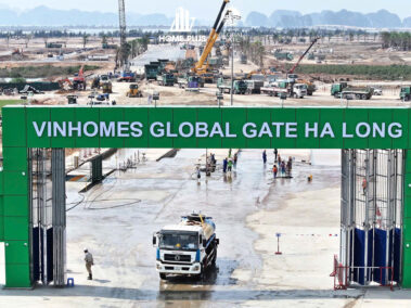 Hình ảnh tiến độ thi công công trình dự án Vinhomes Hạ Long Xanh ngày 19/03/2026