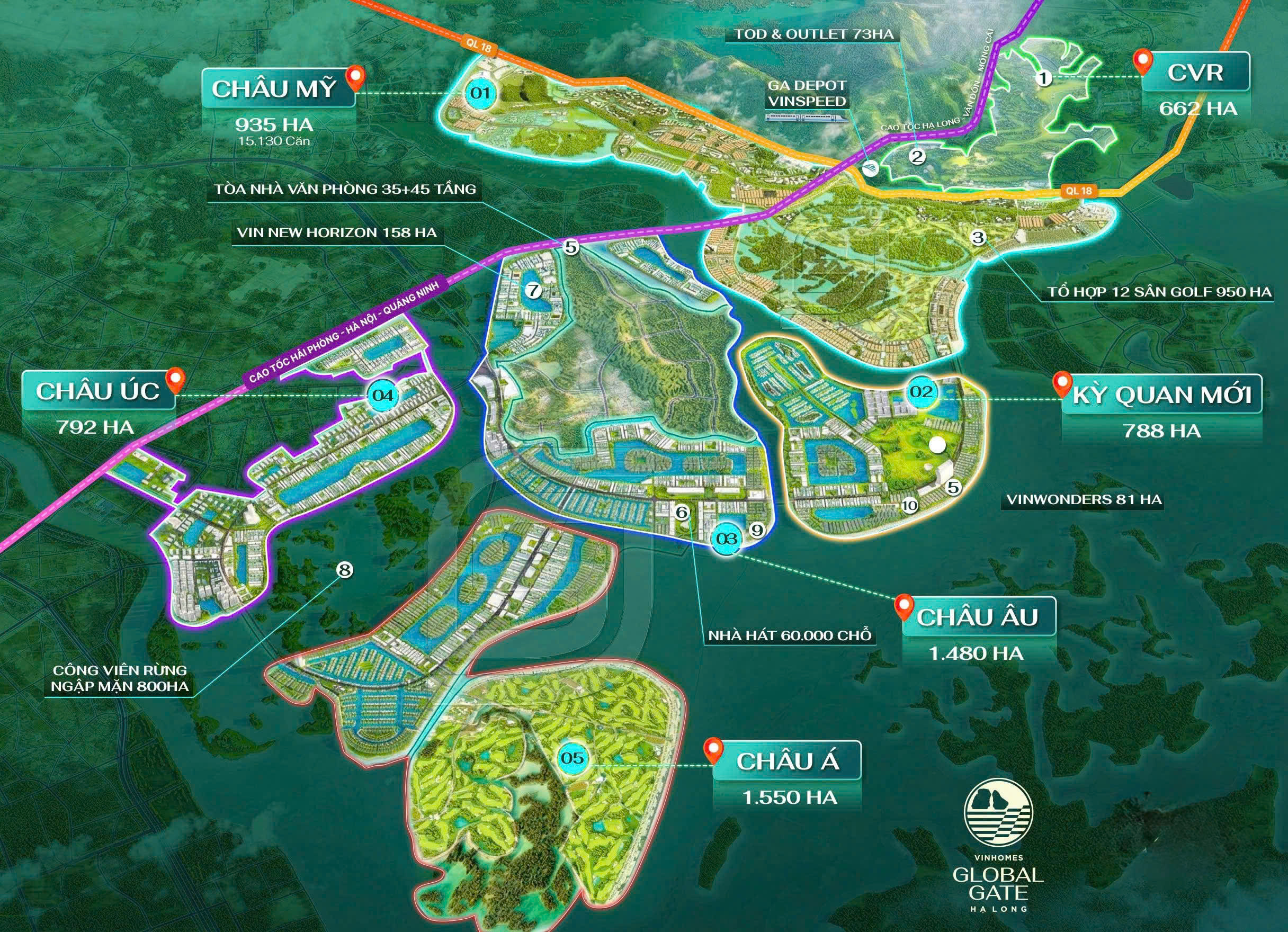 Phân khu thuộc dự án Vinhomes Hạ Long Xanh 2026 Phân khu thuộc dự án Vinhomes Hạ Long Xanh 2026