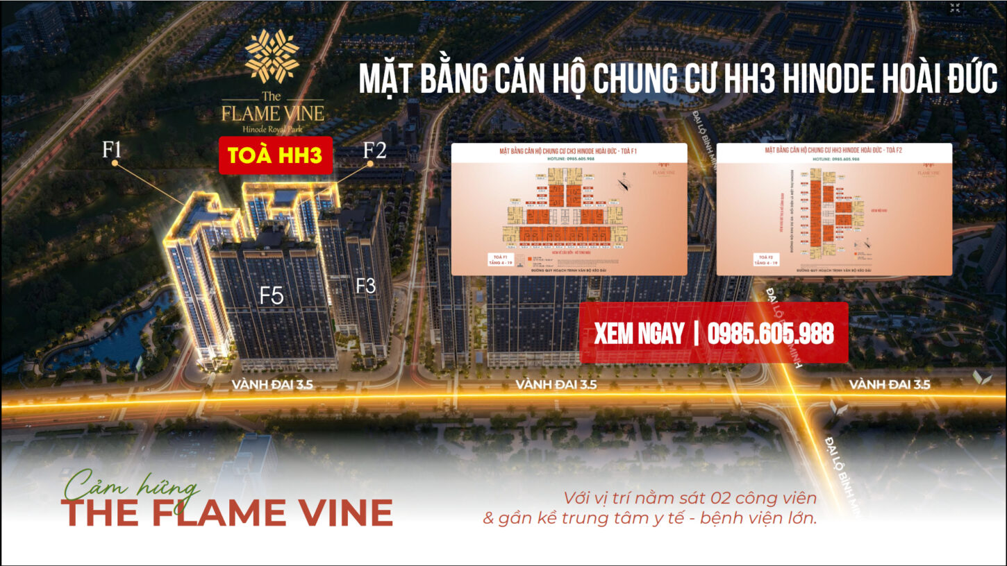 Mặt bằng chung cư HH3 HInode Royal Park Hoài Đức Mặt bằng chung cư HH3 HInode Royal Park Hoài Đức