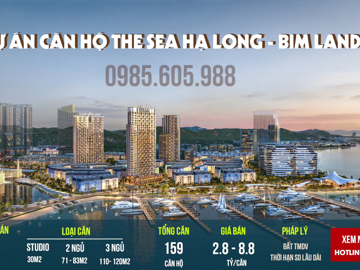 Dự án The Sea Hạ Long 2026