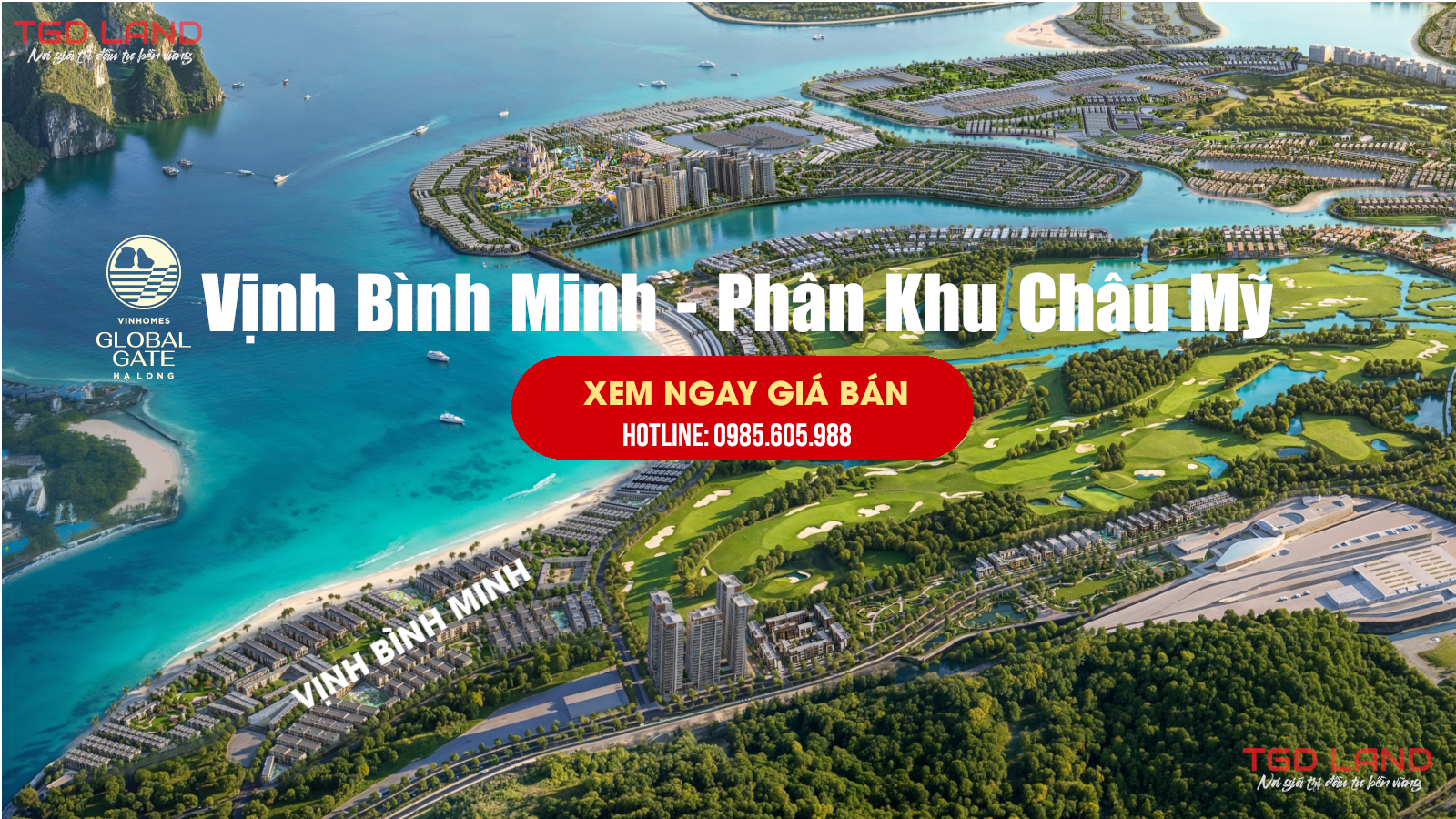 Vịnh Bình Minh tại Vinhomes Hạ Long Xanh