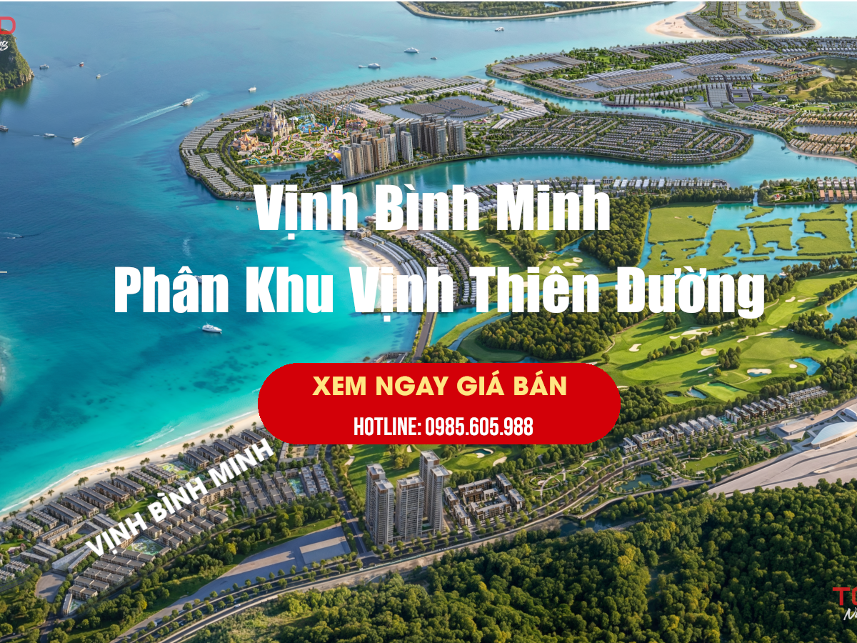 Vịnh Bình Minh tại Vinhomes Hạ Long Xanh