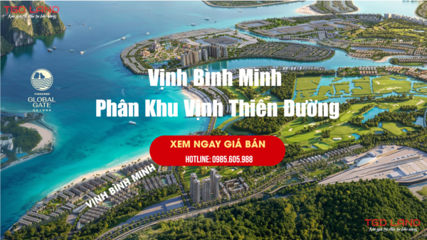 Vịnh Bình Minh tại Vinhomes Hạ Long Xanh