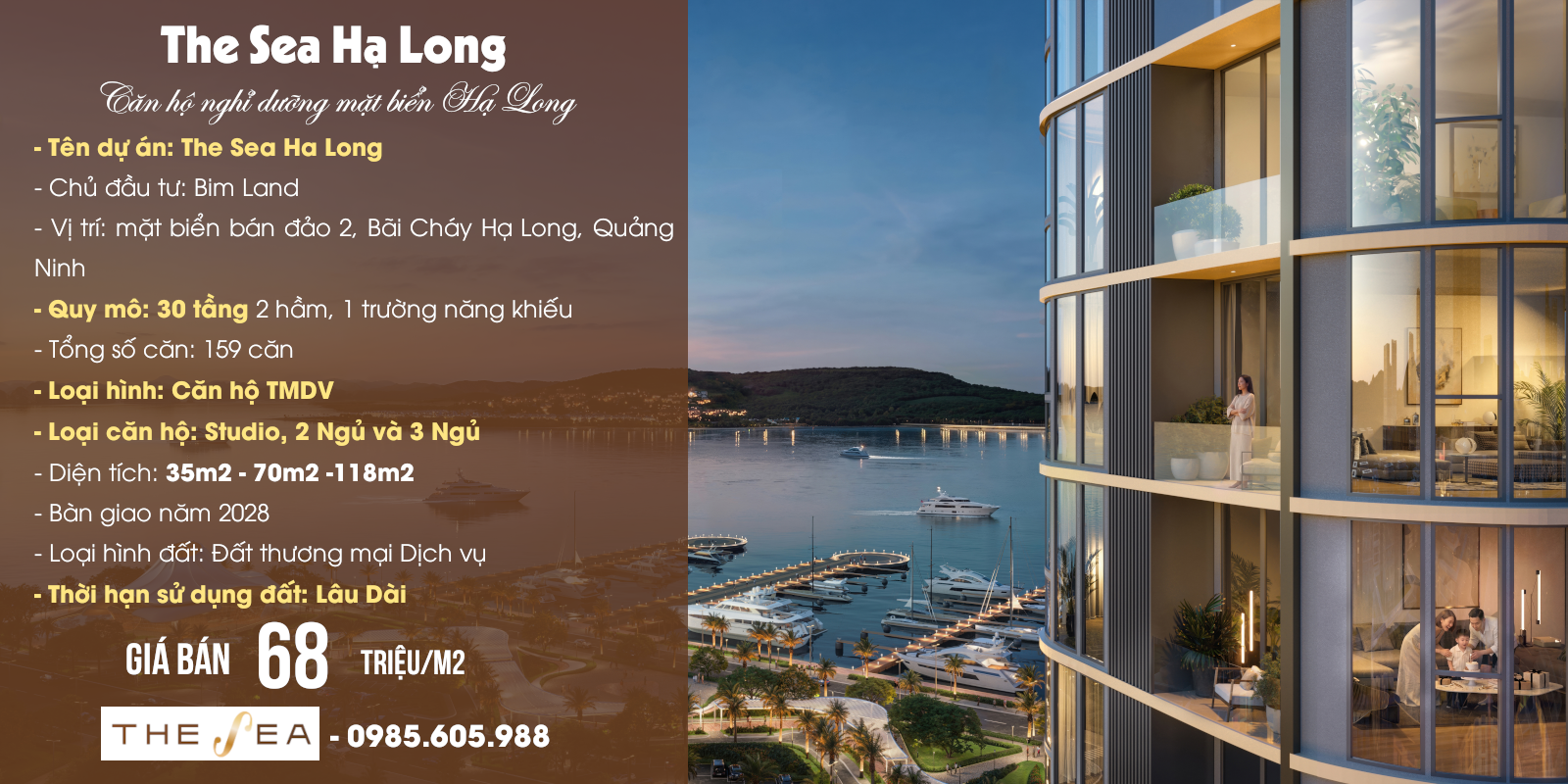 Giới thiệu dự án căn hộ The Sea Hạ Long mới nhất 2026 - CĐT Bim Land Giới thiệu dự án căn hộ The Sea Hạ Long mới nhất 2026 - CĐT Bim Land
