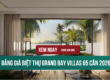 Bảng giá biệt thự Grand Bay Villas 2026 mới nhất