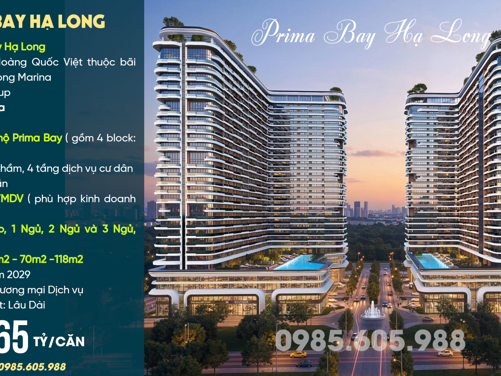 Giới thiệu dự án Prima Bay Hạ Long - Căn hộ nghỉ dưỡng Prima Bay