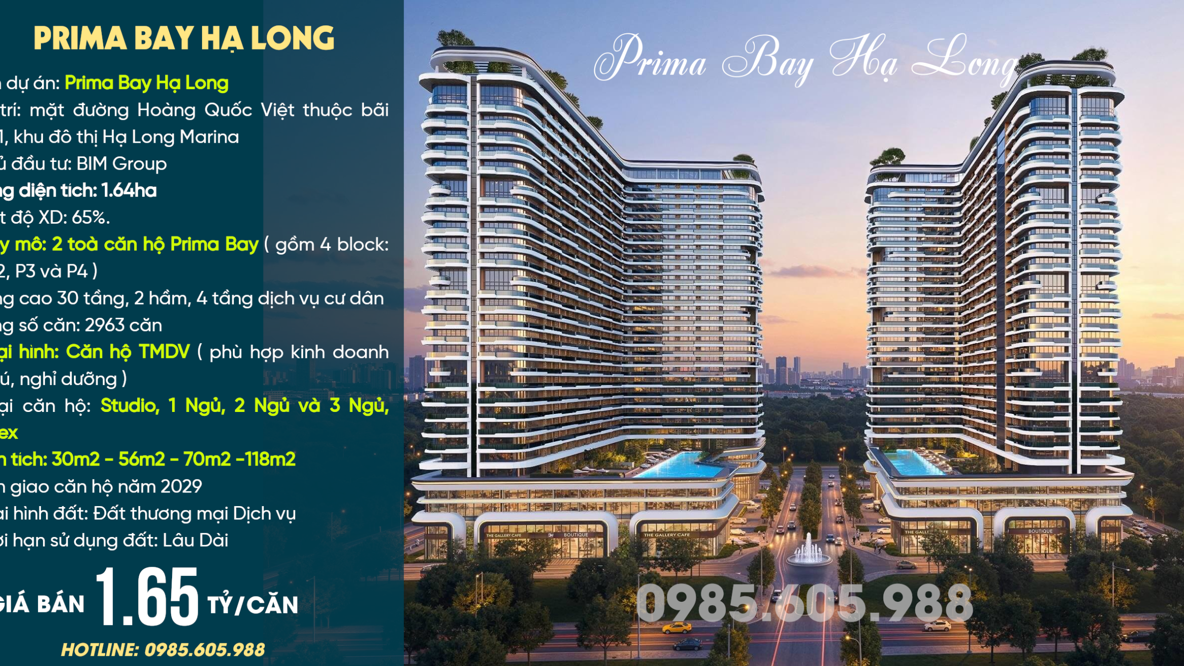 Giới thiệu dự án Prima Bay Hạ Long - Căn hộ nghỉ dưỡng Prima Bay