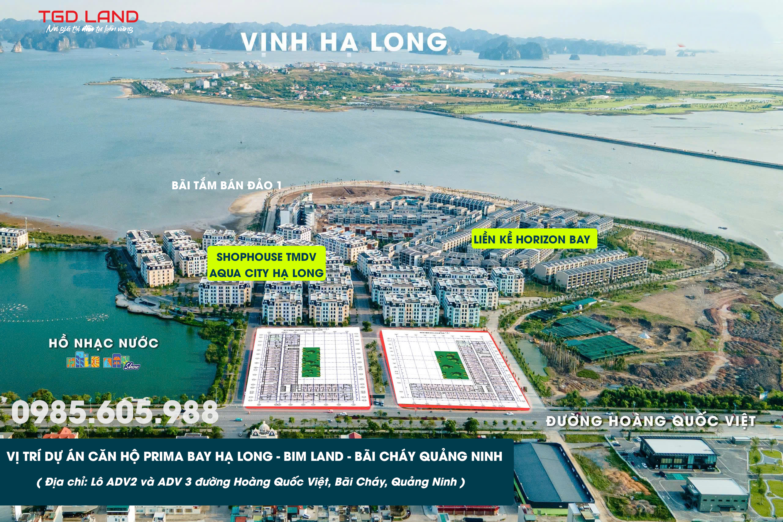 Vị trí dự án căn hộ Prima Bay Hạ Long Quảng Ninh 2026