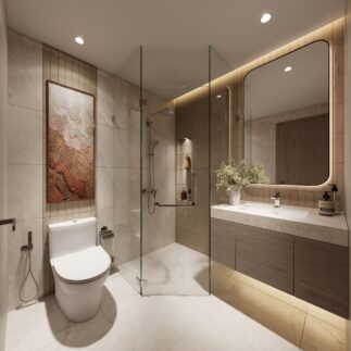 Thiết kế căn hộ prima bay hạ long bãi cháy | Thiết kế 3D Nội Thất