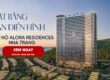 Mặt bằng căn hộ Vega Alora Residence Nha Trang vận hành bởi Asscott limited.