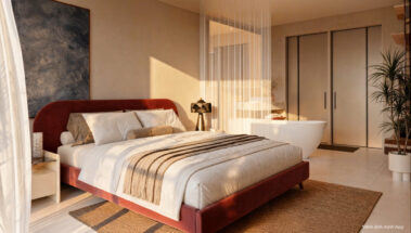 Hình ảnh nội thất căn hộ studio dự án Alora Nha Trang tại Vega City