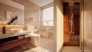 Hình ảnh nội thất căn hộ studio dự án Alora Nha Trang tại Vega City