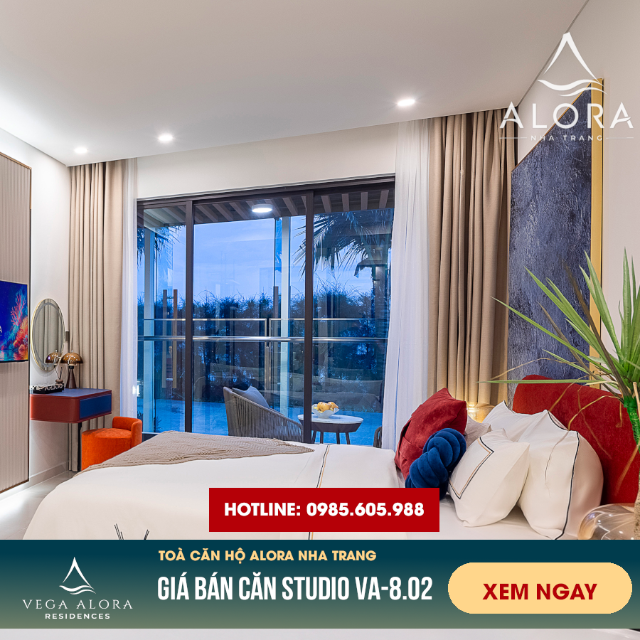Giá căn căn hộ Studio Alora Nha Trang căn VA-802 Giá căn căn hộ Studio Alora Nha Trang căn VA-802
