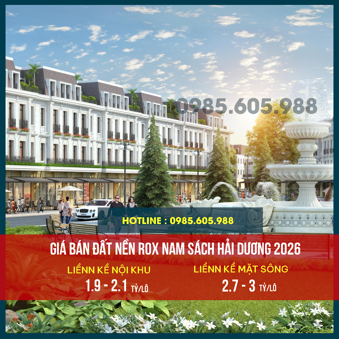 Giá bán đất nền Rox Ái Quốc Nam Sách Hải Dương 2026 Giá bán đất nền Rox Ái Quốc Nam Sách Hải Dương 2026