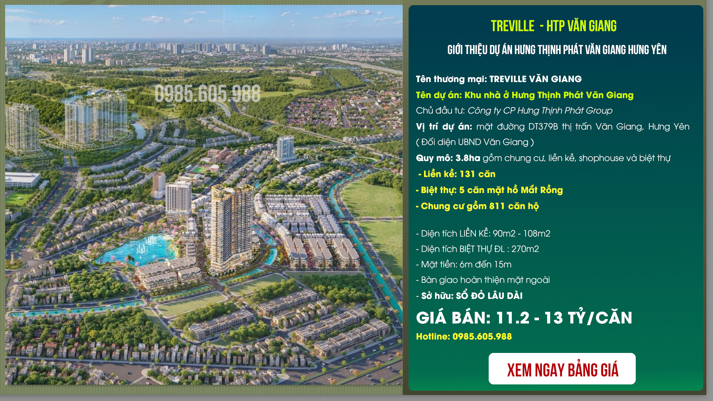 Giới thiệu dự án Hưng Thịnh Phát Văn Giang Hưng Yên ( TreVille ) mới nhất 2026 Giới thiệu dự án Hưng Thịnh Phát Văn Giang Hưng Yên ( TreVille ) mới nhất 2026