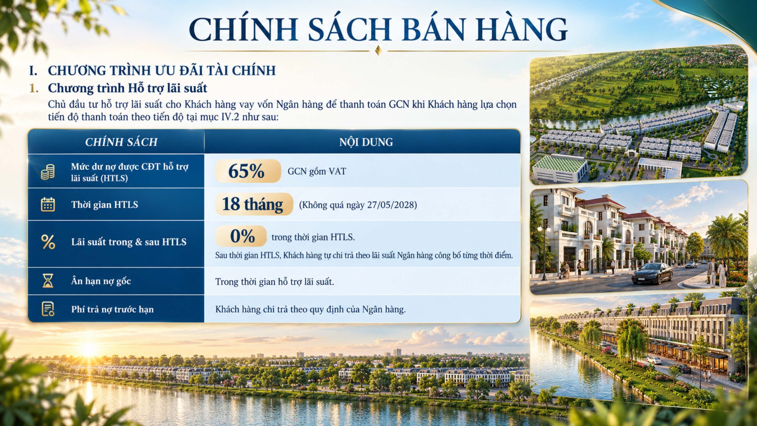 Chính sách bán hàng Rox Nam Sách - Phương án VAY NGÂN HÀNG Chính sách bán hàng Rox Nam Sách - Phương án VAY NGÂN HÀNG