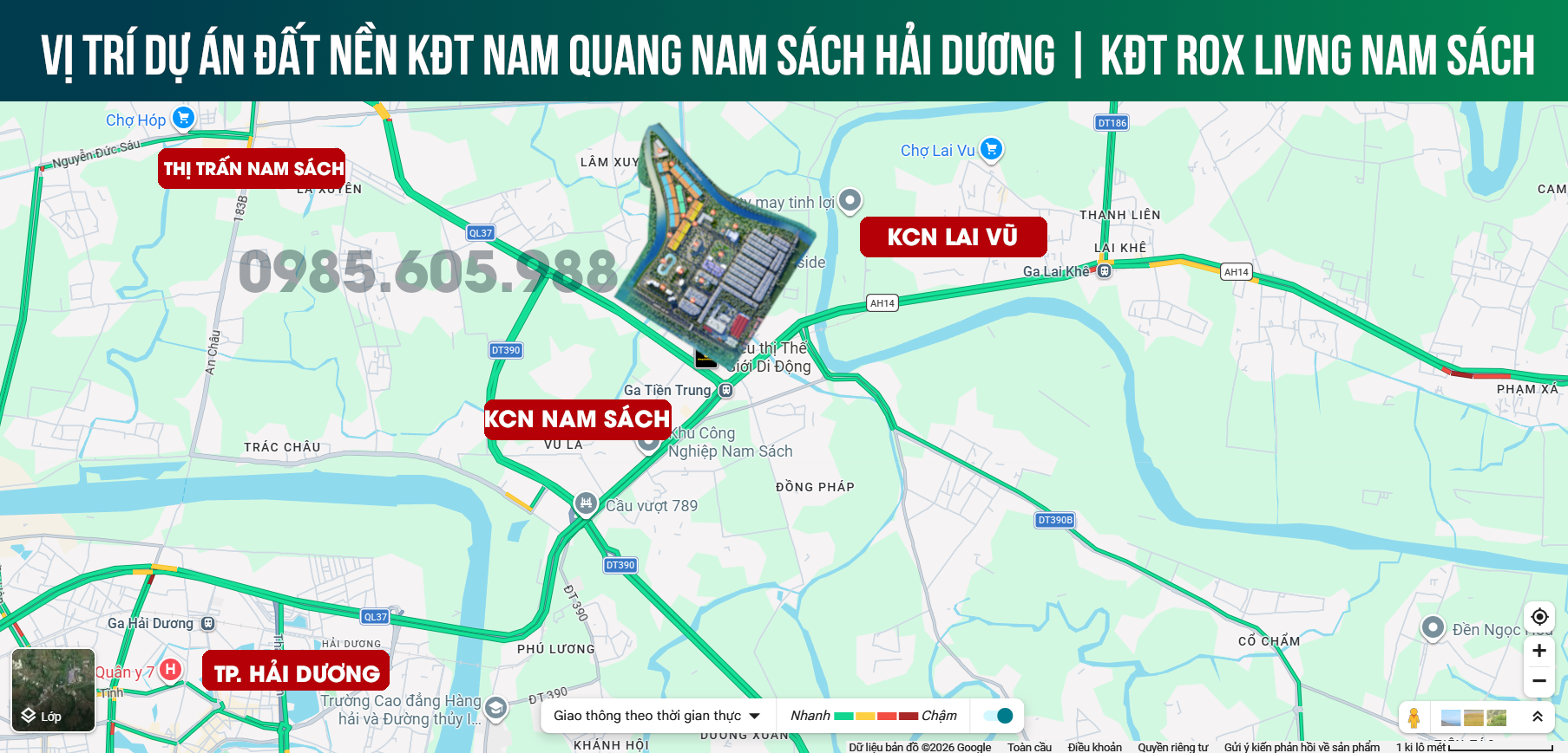 Vị trí dự án đất nền Nam Quang, phường Ái Quốc, Nam Sách, Hải dương ( Hải Phòng mới ) Vị trí dự án đất nền Nam Quang, phường Ái Quốc, Nam Sách, Hải dương ( Hải Phòng mới )